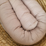 Bettschnecke / Bettschlange Waffelpique