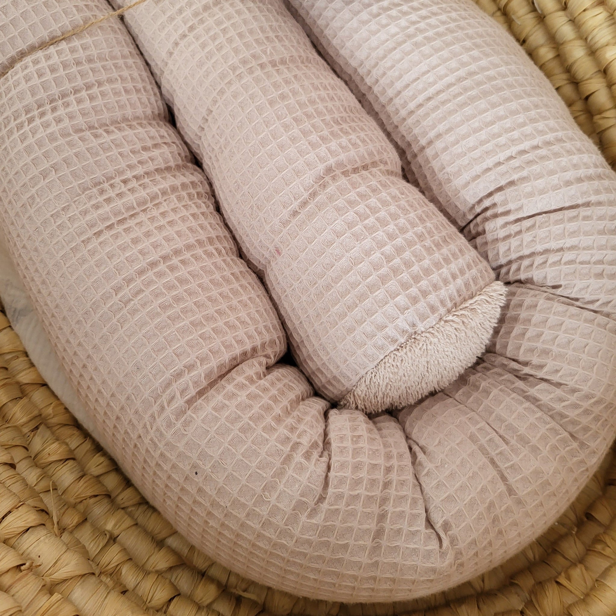 Bettschnecke / Bettschlange Waffelpique