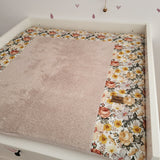 Wickelauflage mit abnehmbarem  Bezug Vintageblume