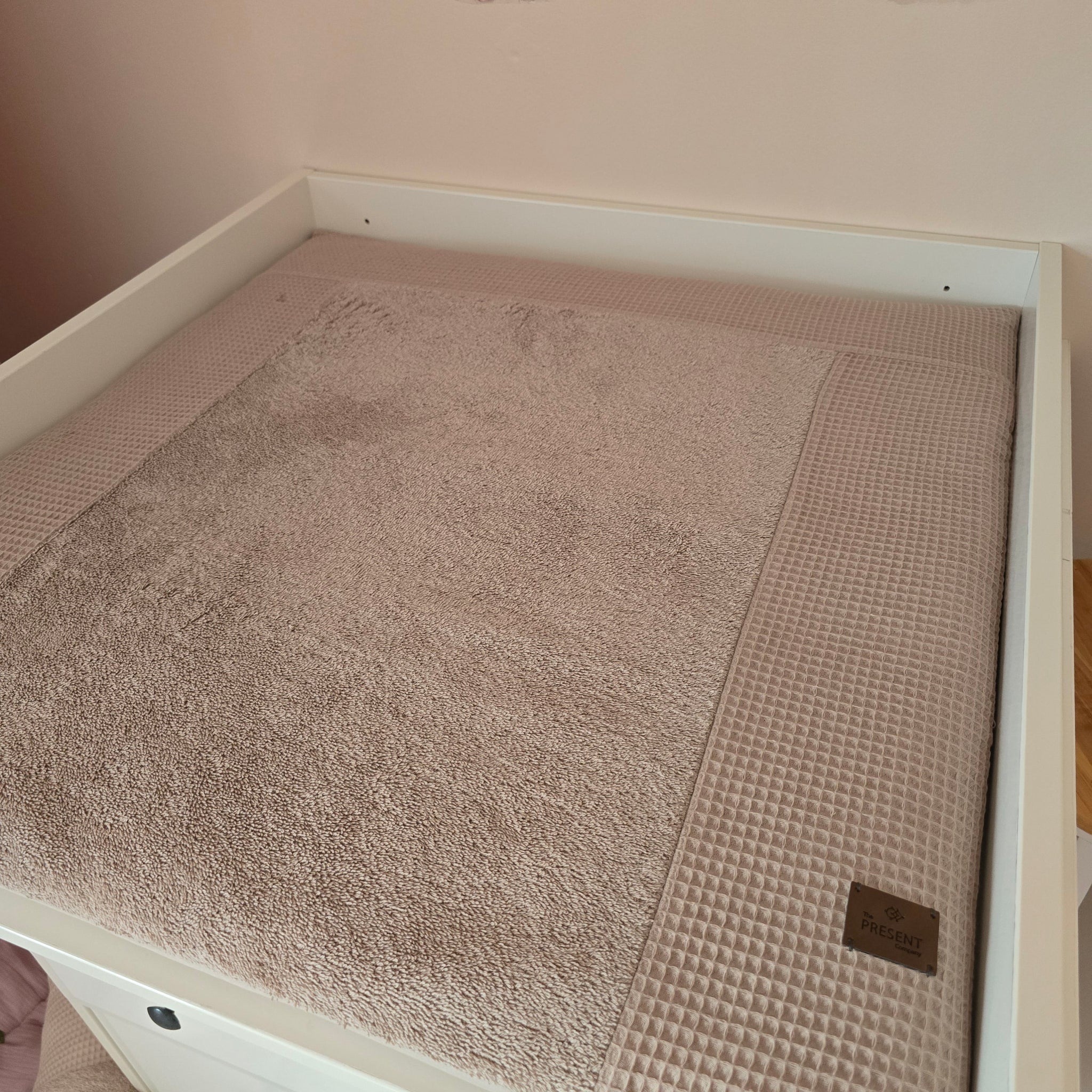 Wickelauflage mit abnehmbarem Bezug Waffelpique