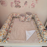 Wickelplatz-Komplettset Retroblume