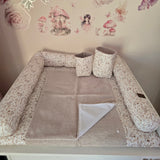 Wickelplatz-Komplettset Bohoblume