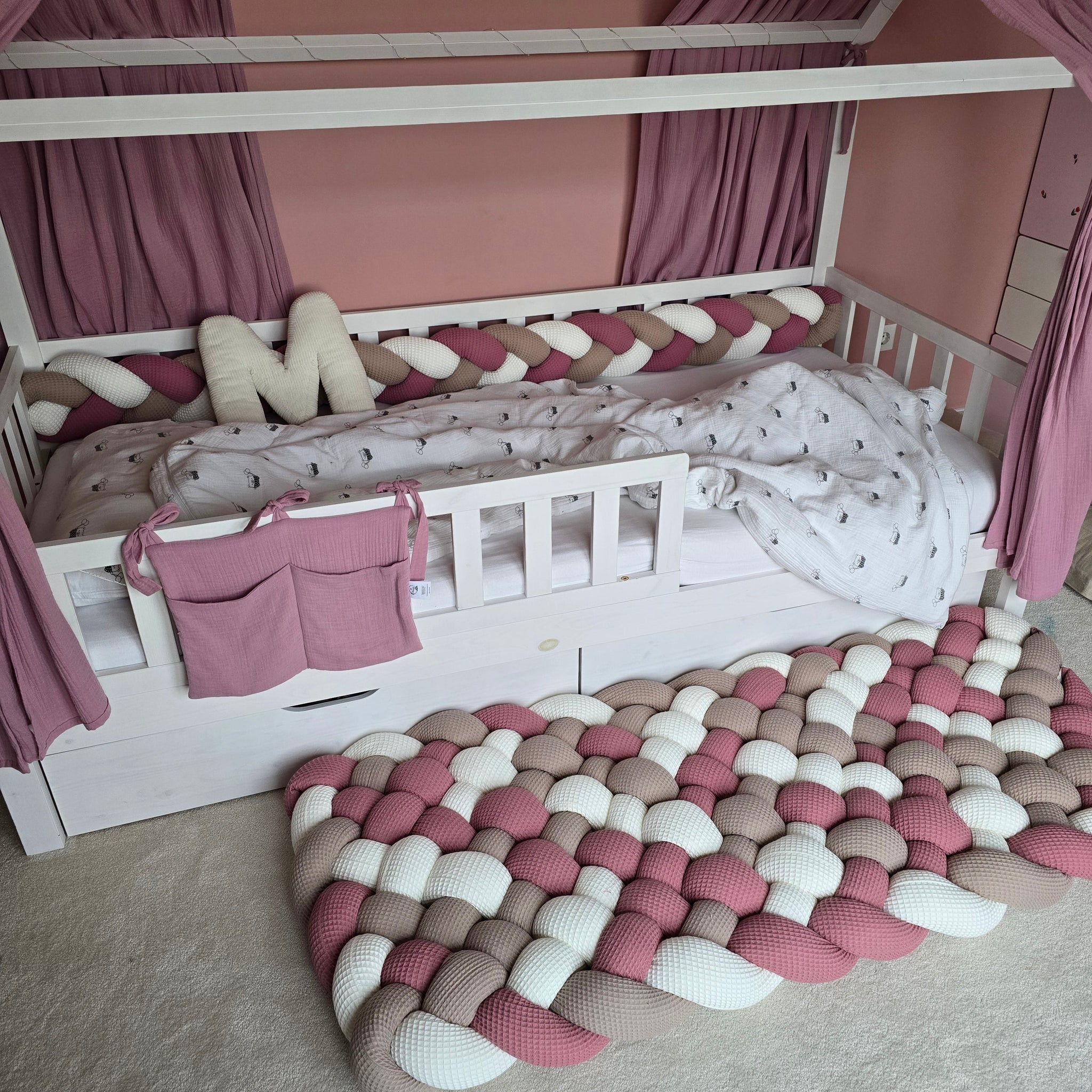 Geflochtene Teppich Selbstgestalten