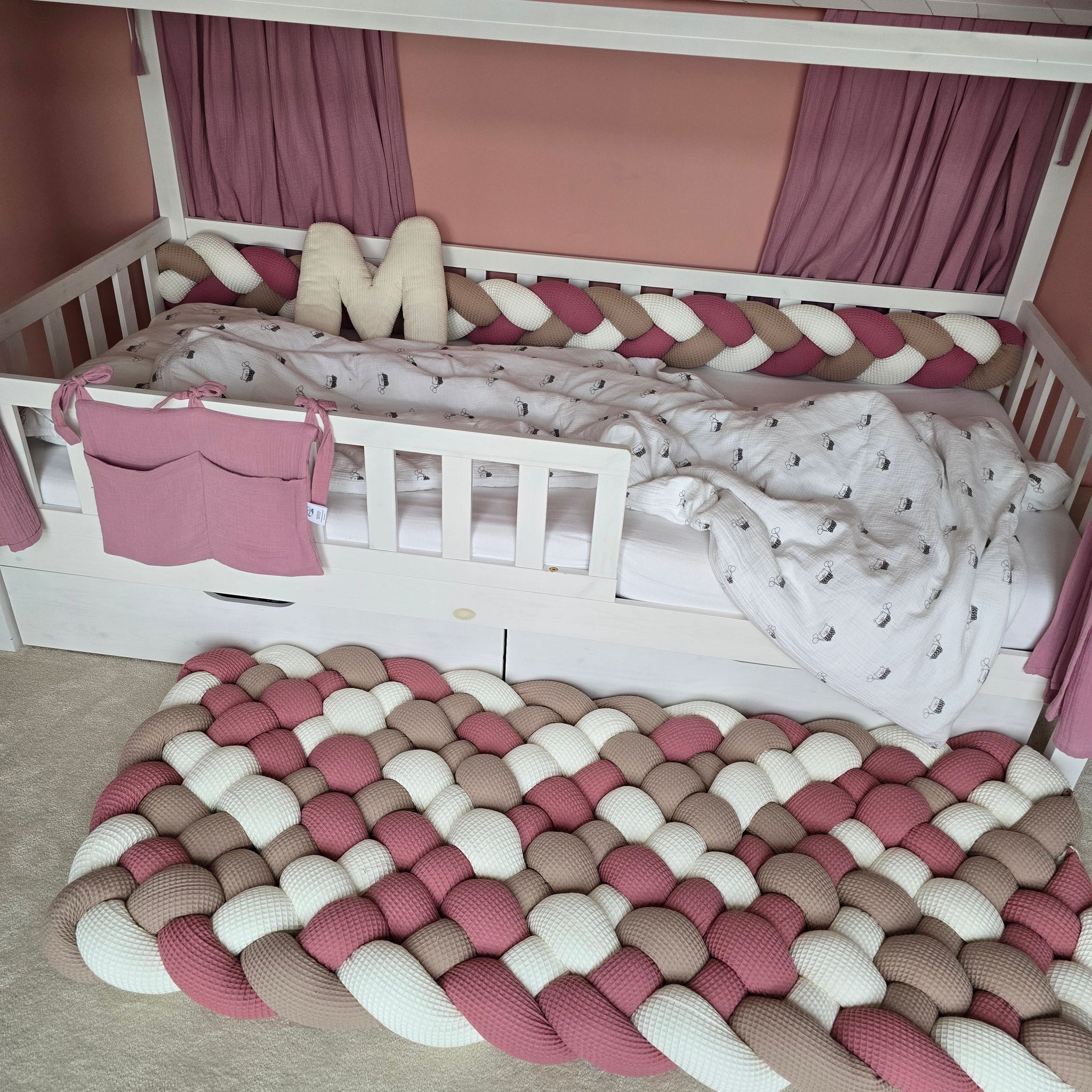 Geflochtene Teppich Selbstgestalten