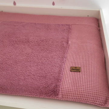 Wickelauflage mit abnehmbarem Bezug Waffelpique