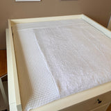 Wickelauflage mit abnehmbarem Bezug Waffelpique